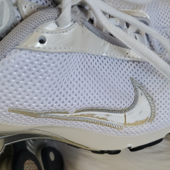 Vtg Nike Shox  Women's White and Gold  Athletic Shoes Size 10 - Picture 7 of 16